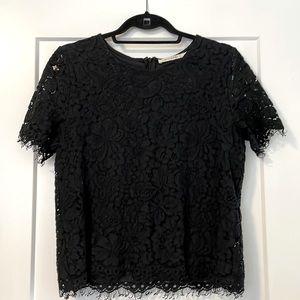 Lace Black Top